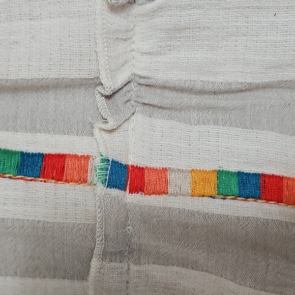 Altar'd State Women's Bohemian Embroidered Dress with Tassels M - Picture 11 of 12